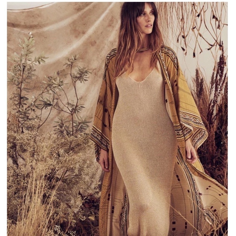 Boho summer lounge beach tunic coverup one size dress
